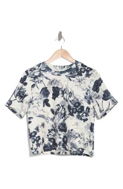 T Tahari Print Scuba Top