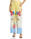 T Tahari Printed Pants In Multi