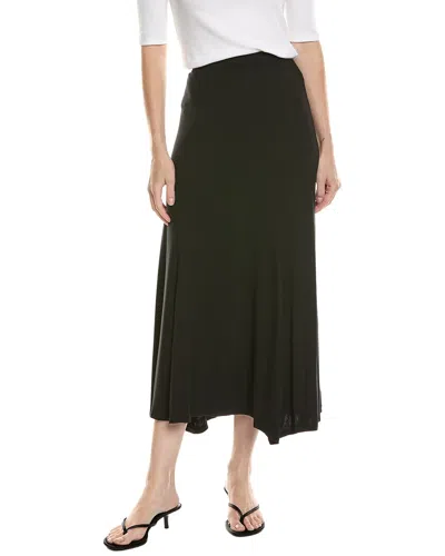T Tahari Pull-on Maxi Flare Skirt In Black