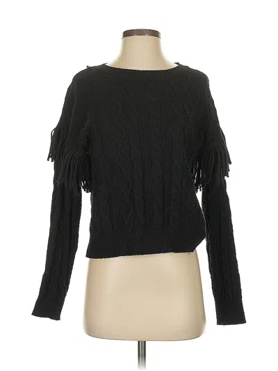 Pre-owned T Tahari Pullover Sweater In Black