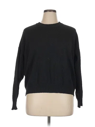 Pre-owned T Tahari Pullover Sweater In Black