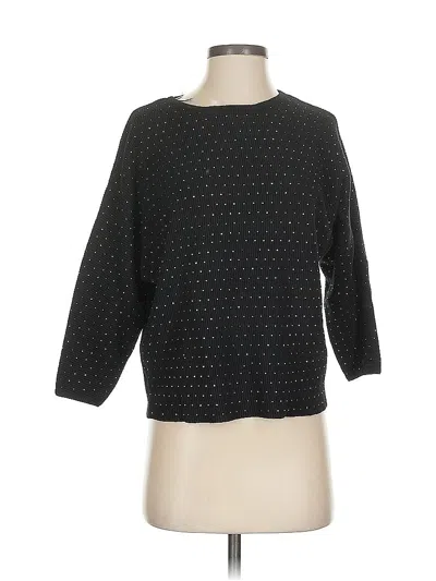 Pre-owned T Tahari Pullover Sweater In Black