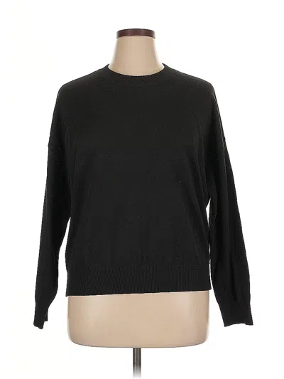 Pre-owned T Tahari Pullover Sweater In Black