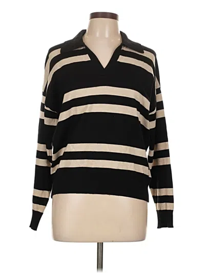 Pre-owned T Tahari Pullover Sweater In Black