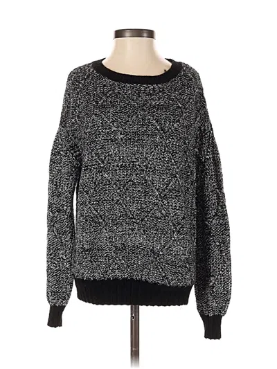 Pre-owned T Tahari Pullover Sweater In Black