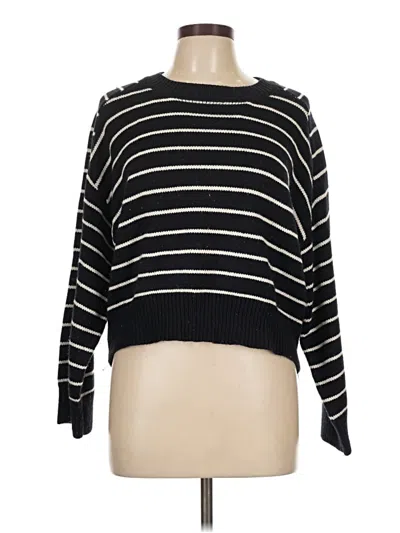 Pre-owned T Tahari Pullover Sweater In Black