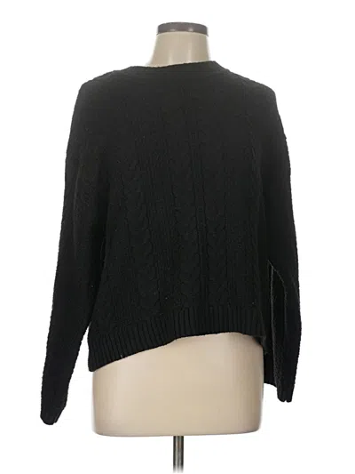Pre-owned T Tahari Pullover Sweater In Black