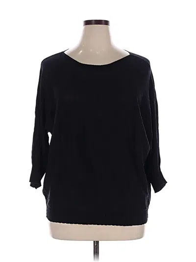 Pre-owned T Tahari Pullover Sweater In Black