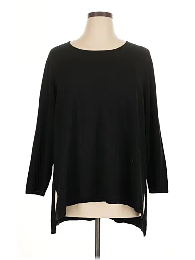 Pre-owned T Tahari Pullover Sweater In Black