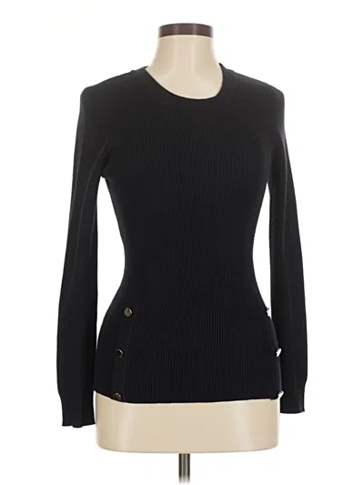 Pre-owned T Tahari Pullover Sweater In Black