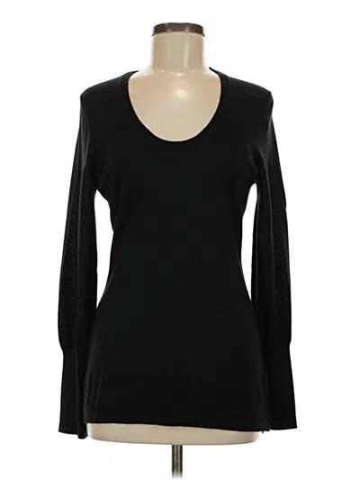 Pre-owned T Tahari Pullover Sweater In Black