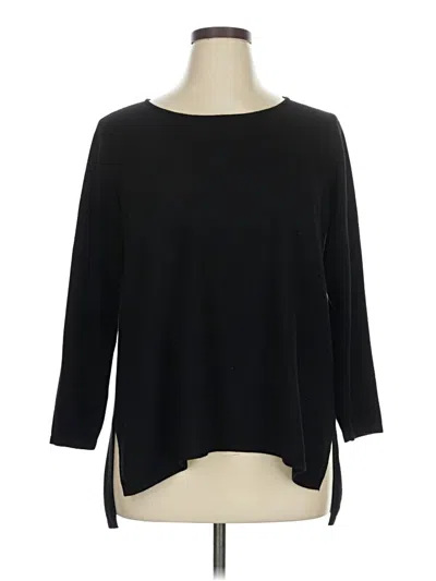 Pre-owned T Tahari Pullover Sweater In Black