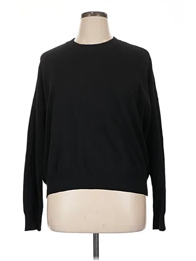 Pre-owned T Tahari Pullover Sweater In Black