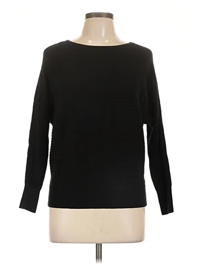 Pre-owned T Tahari Pullover Sweater In Black