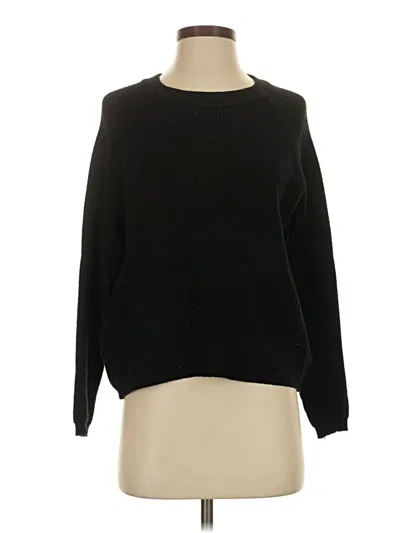 Pre-owned T Tahari Pullover Sweater In Black