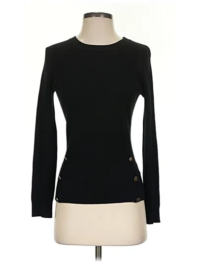 Pre-owned T Tahari Pullover Sweater In Black