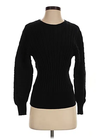 Pre-owned T Tahari Pullover Sweater In Black