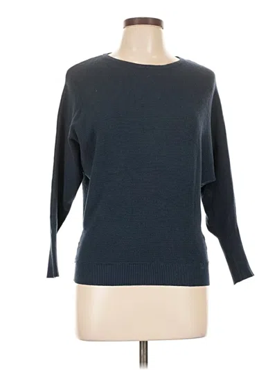Pre-owned T Tahari Pullover Sweater In Blue