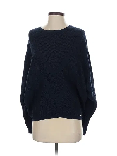 Pre-owned T Tahari Pullover Sweater In Blue