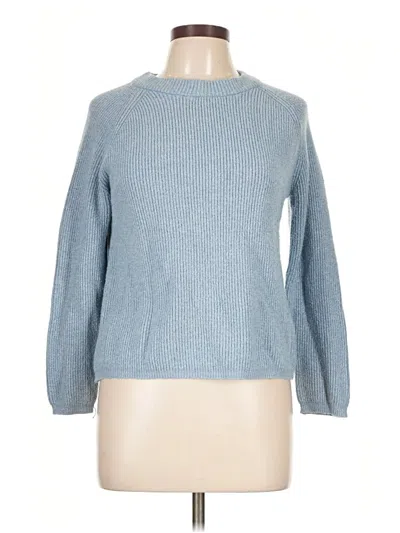 Pre-owned T Tahari Pullover Sweater In Blue