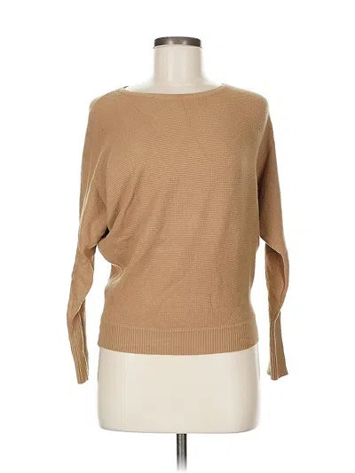 Pre-owned T Tahari Pullover Sweater In Brown