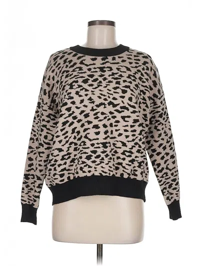 Pre-owned T Tahari Pullover Sweater In Brown