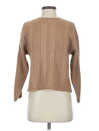 Pre-owned T Tahari Pullover Sweater In Brown