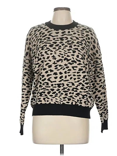 Pre-owned T Tahari Pullover Sweater In Brown