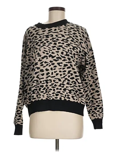 Pre-owned T Tahari Pullover Sweater In Brown