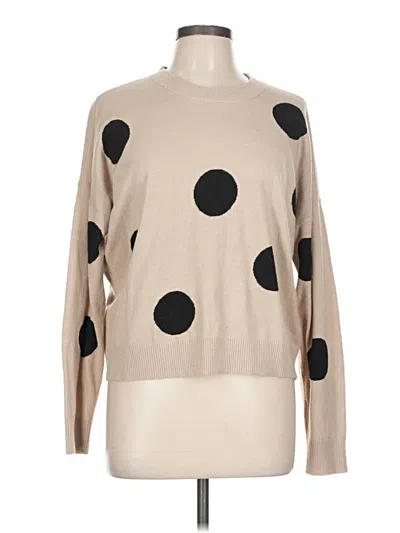 Pre-owned T Tahari Pullover Sweater In Brown
