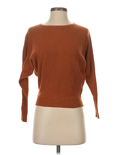 Pre-owned T Tahari Pullover Sweater In Brown
