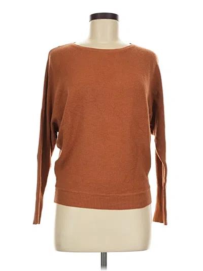 Pre-owned T Tahari Pullover Sweater In Brown