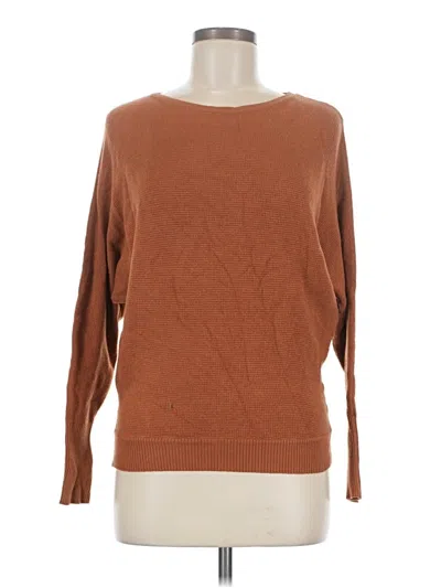 Pre-owned T Tahari Pullover Sweater In Brown