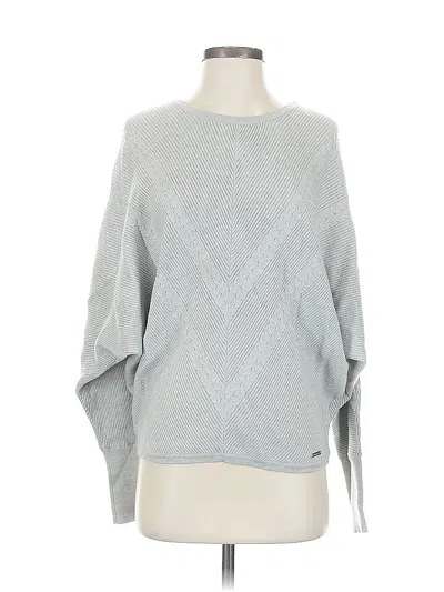 Pre-owned T Tahari Pullover Sweater In Gray
