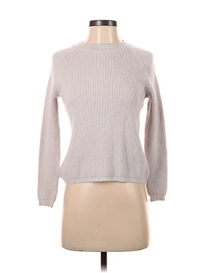 Pre-owned T Tahari Pullover Sweater In Gray