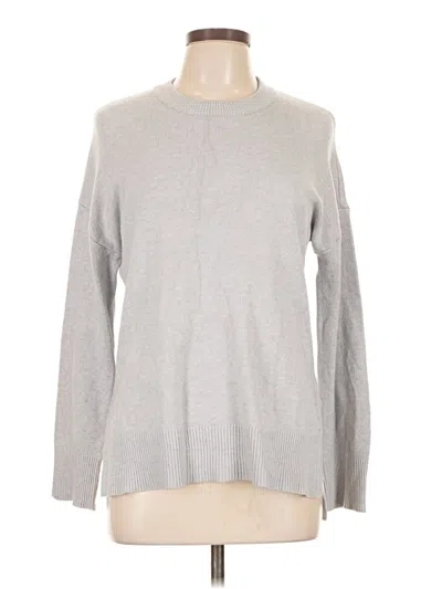 Pre-owned T Tahari Pullover Sweater In Gray
