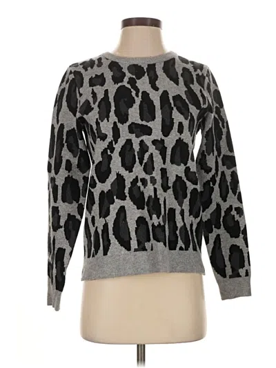 Pre-owned T Tahari Pullover Sweater In Gray