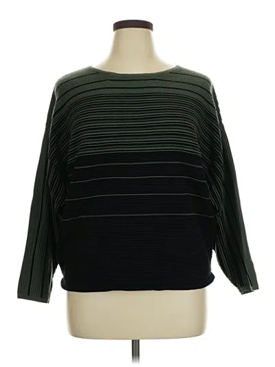 Pre-owned T Tahari Pullover Sweater In Green