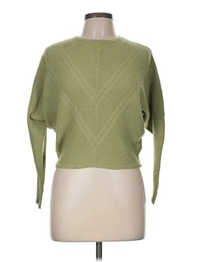 Pre-owned T Tahari Pullover Sweater In Green