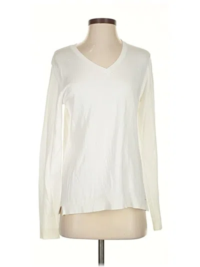 Pre-owned T Tahari Pullover Sweater In Ivory