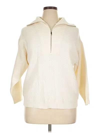 Pre-owned T Tahari Pullover Sweater In Ivory