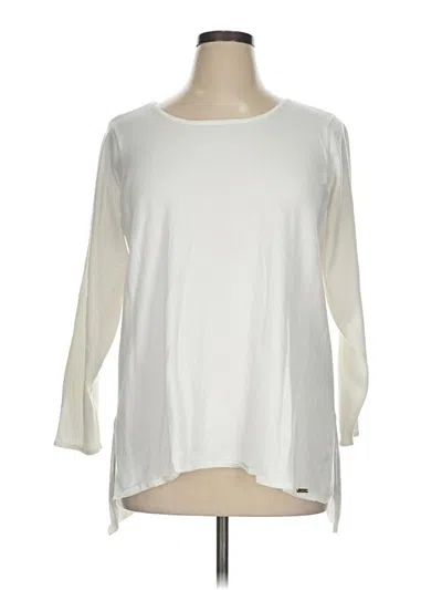 Pre-owned T Tahari Pullover Sweater In Ivory