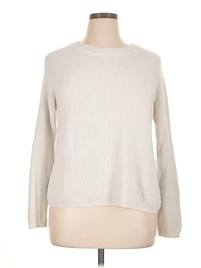 Pre-owned T Tahari Pullover Sweater In Ivory