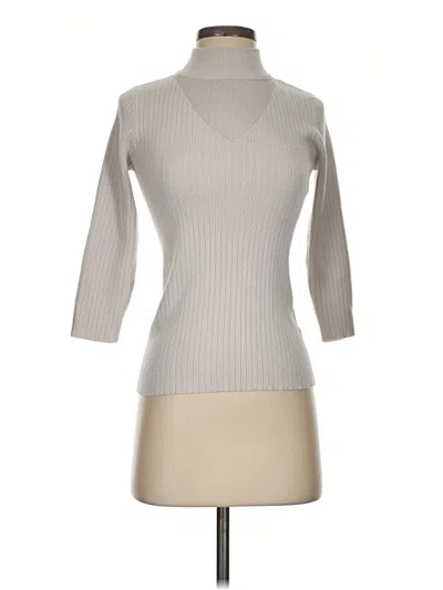 Pre-owned T Tahari Pullover Sweater In Ivory