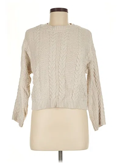 Pre-owned T Tahari Pullover Sweater In Ivory