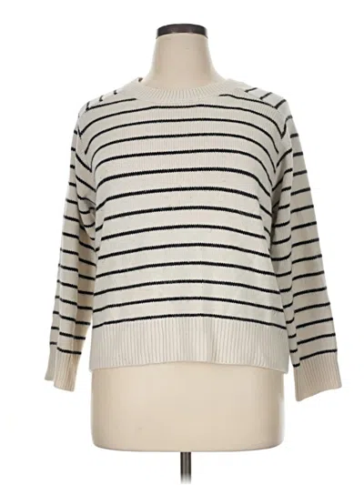Pre-owned T Tahari Pullover Sweater In Ivory