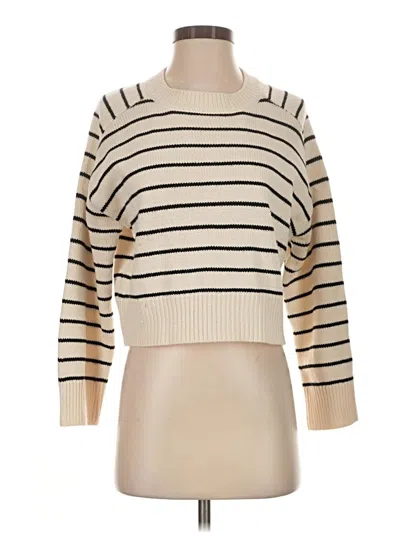 Pre-owned T Tahari Pullover Sweater In Ivory