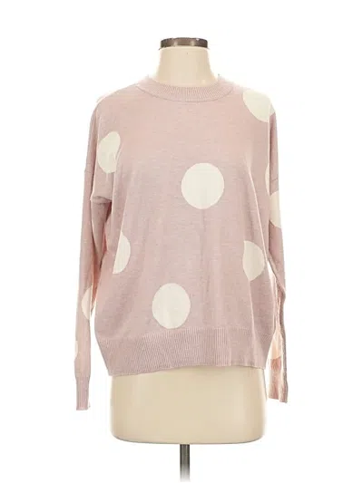 Pre-owned T Tahari Pullover Sweater In Pink
