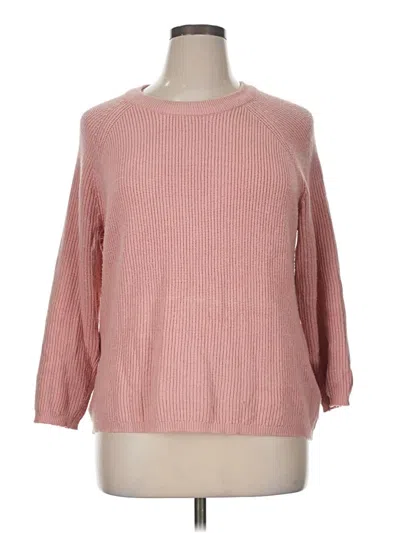 Pre-owned T Tahari Pullover Sweater In Pink