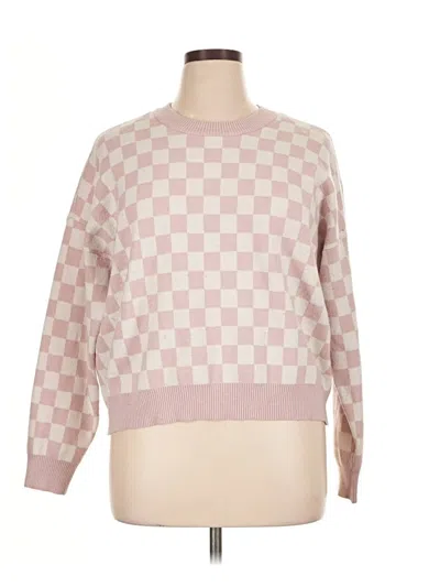 Pre-owned T Tahari Pullover Sweater In Pink